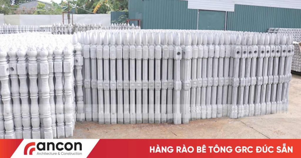 Cung cấp Hàng rào bê tông GRC đúc sẵn chất lượng giá tốt