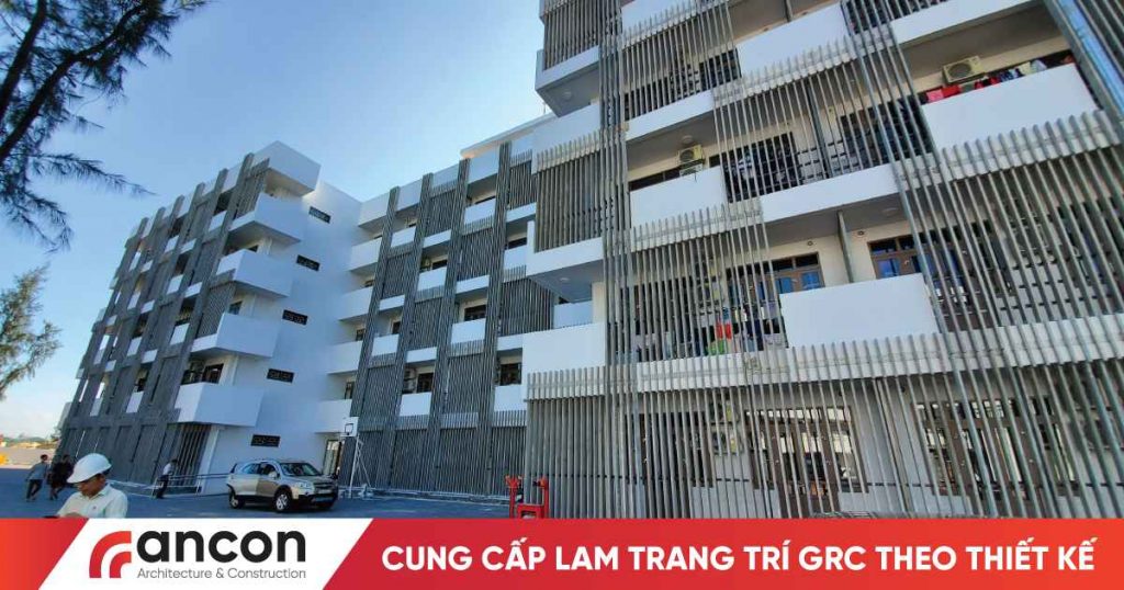 Cung cấp Lam bê tông GRC trang trí đúc sẵn theo thiết kế